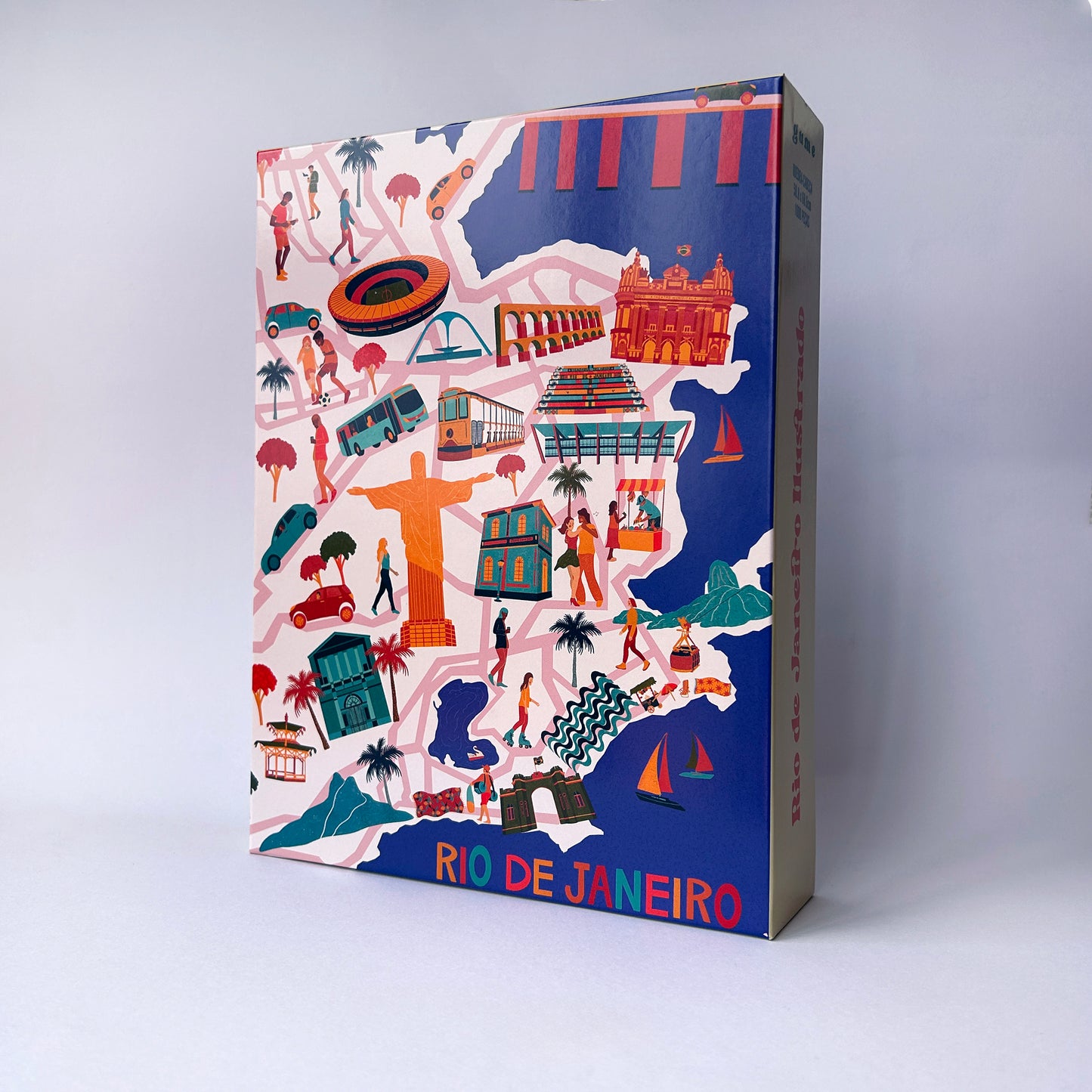 Illustrated Map of Rio de Janeiro - 1000 pieces