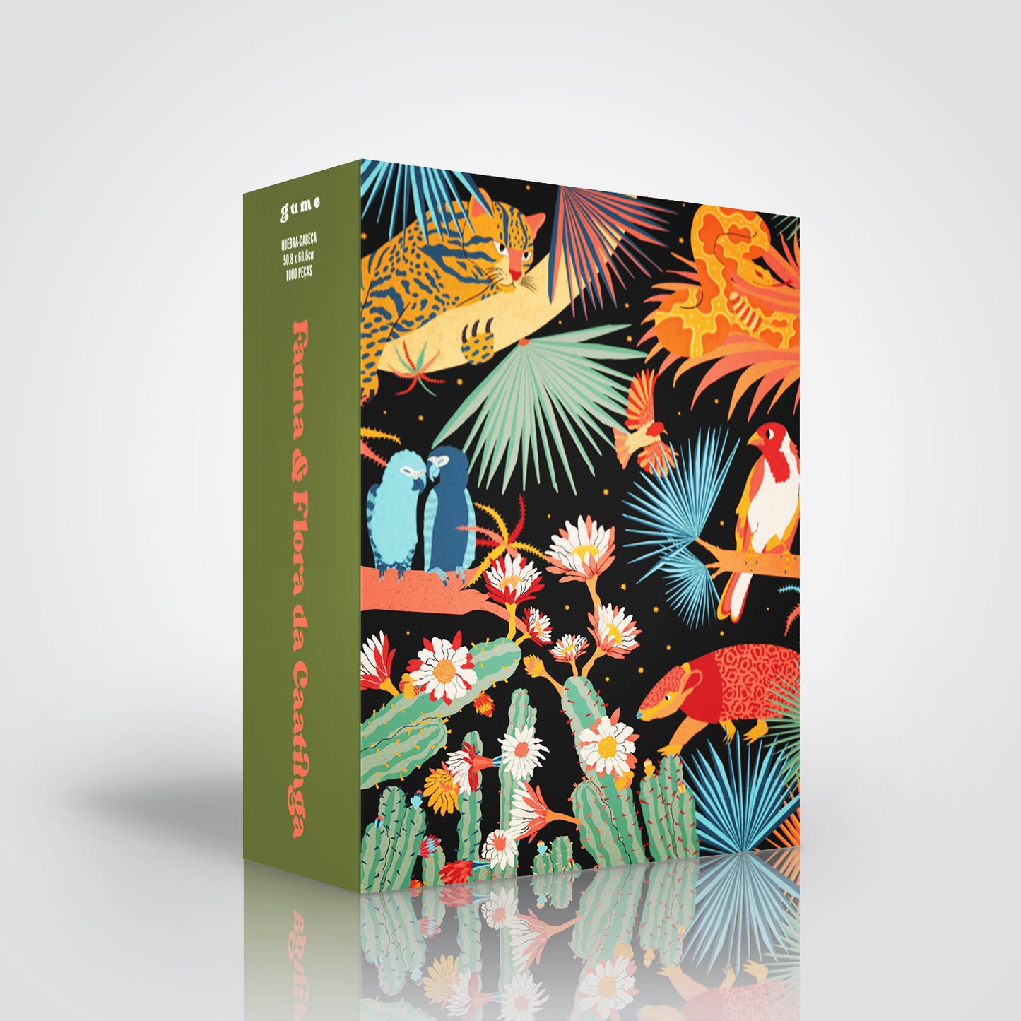 ENVIO EM 15/04 Quebra-Cabeça 1000 Peças Fauna & Flora da Caatinga GUME