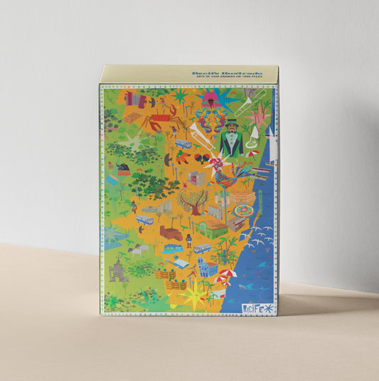 Quebra-Cabeça Recife (mapa ilustrado) 1000 peças GUME